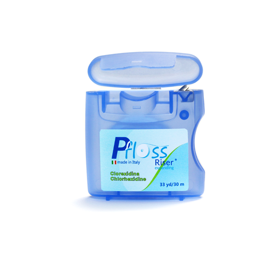 P-Floss Riser, mint, Chlorhexidin (CHX)